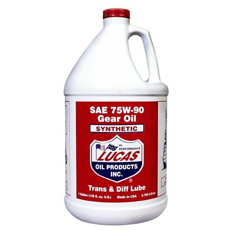 LUC10048 SAE 75W-90 Synthetic Gear Oil - 1 Gallon Fits Lucas Oil & SeaFoam