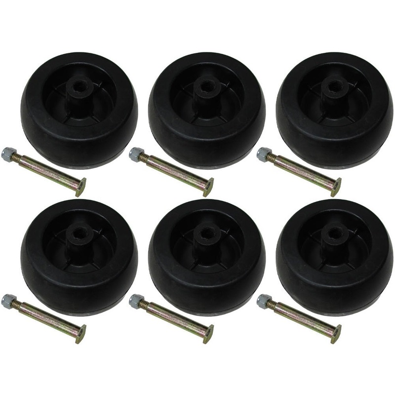 (6) 5" Deck Wheels Fits Husqvarna 174873, 532174873, 133957, 193406