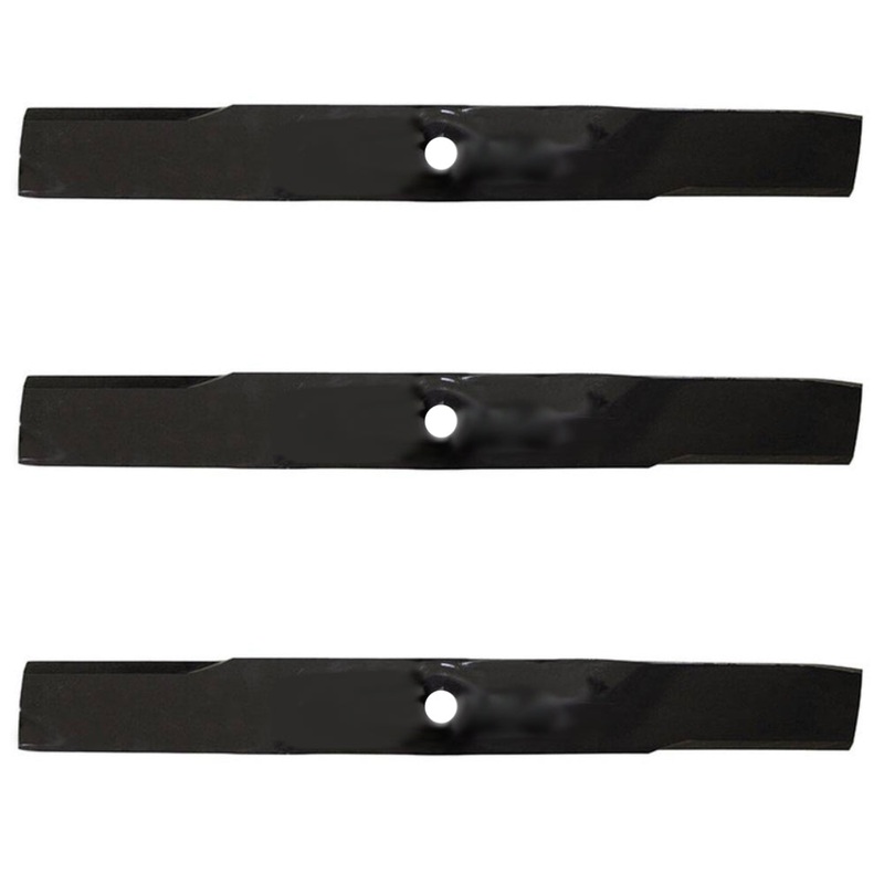 62" 90-309 Lawn Mower Blade Set (3) Fits John Deere #M143504 .805" CH