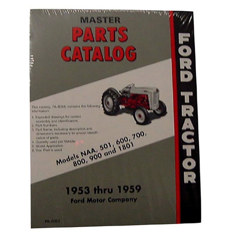 BOK1313 Fits Ford Parts Manual Reprint Fits Ford