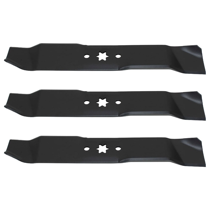 x3 Mower Mulching Blades for 46" Fits Cub Cadet fits MTD 942-0611A 742-04125