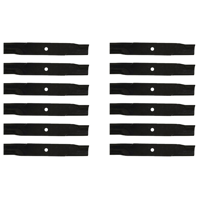 Qty 12: Rolled Air-Lift Blade - 17" Fits Dixie Chopper Replaces 30227-50