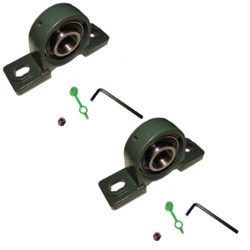 Set Of (2) 1" Bore Pillow Block Go Kart Bearing UPC205-16