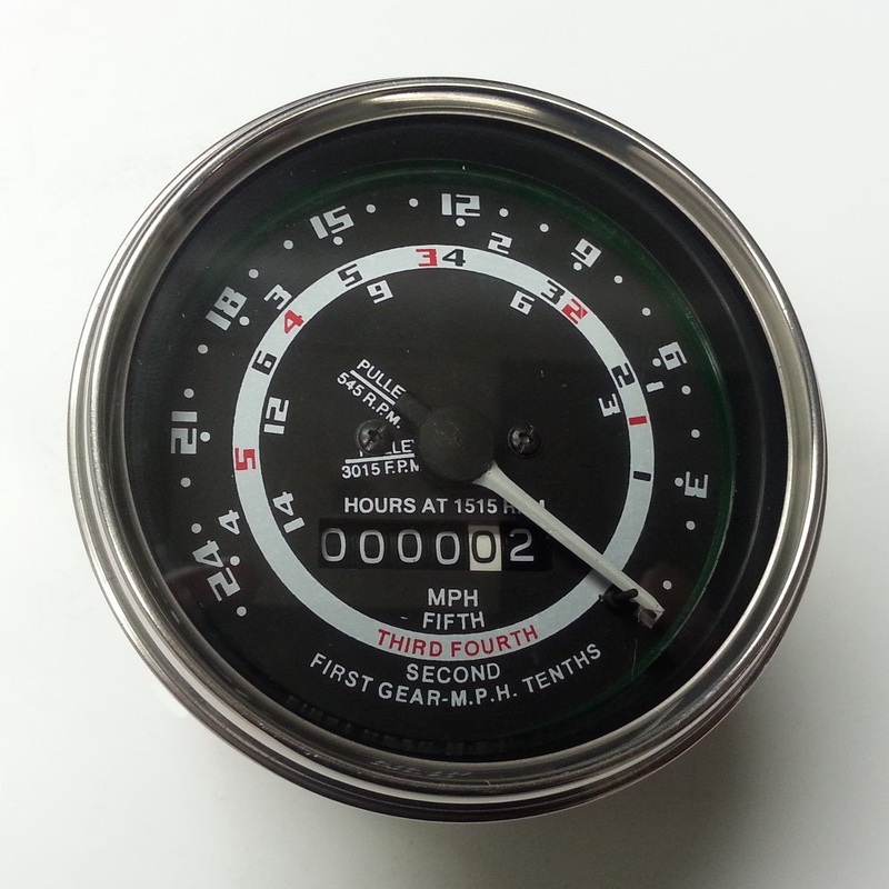 Tachometer (Proofmeter) Gauge - 5 Speed with Aftermarket Style Needle Fits Ford