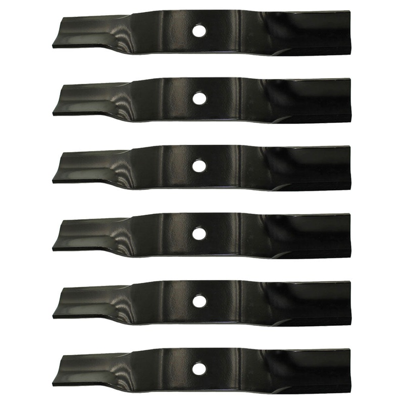 6 New XHT Heavy Duty Blades 48" Decks Fits Kubota K5182-71840 K5575-34330