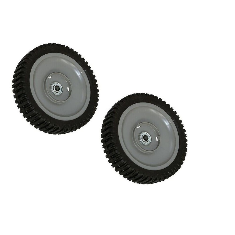 (2) 8"x2" Gray Wheels Fits Poulan Fits AYP Walk Behind Lawn Mowers 532750550