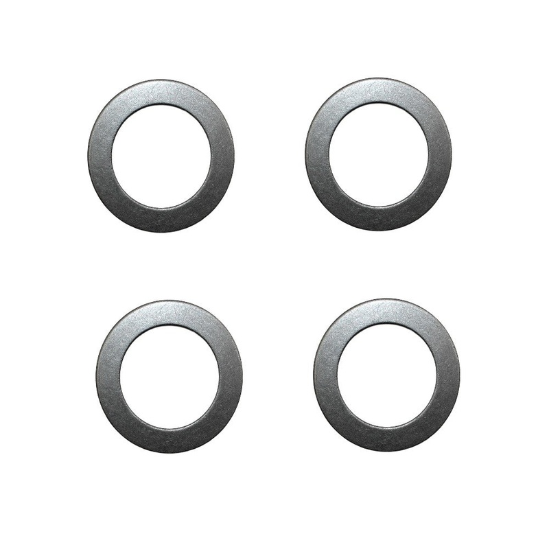 Set of Four (4) 1 1/2"ID - 2 1/4" OD Machine Bushings Narrow Rim 14 Gauge