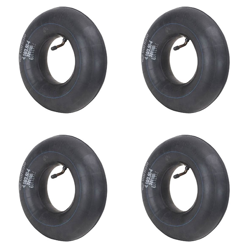 (4) TIRE INNER TUBES 4.10/3.50x4 90 Bent replace Oregon 71-275 Carlisle 320100