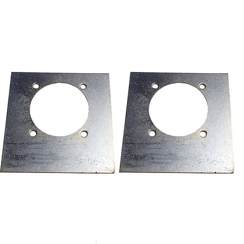 2 - RECESSED BACKING PLATE MOUNTING PLATES f D RING PLATE TIE DOWN ROPE D RINGS