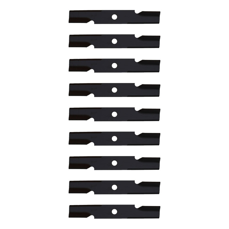 9 Pack Commercial 48" Medium Lift Lawnmower Blades to fi Fits Exmark