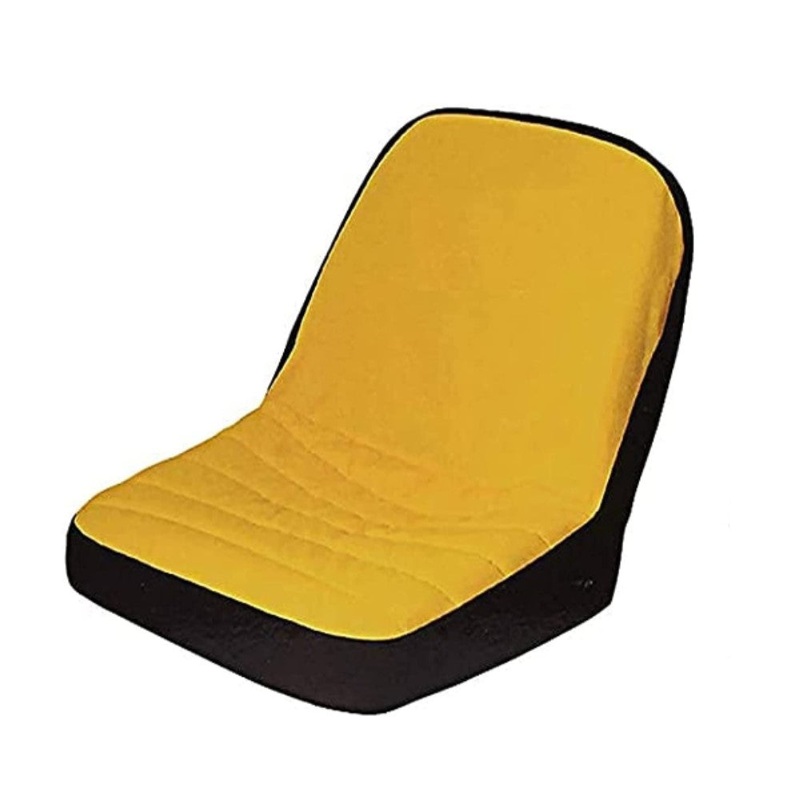 E-LP92334 Yellow Seat Cover Used W/ Seats With 18" Backrest Fits John Deere +++