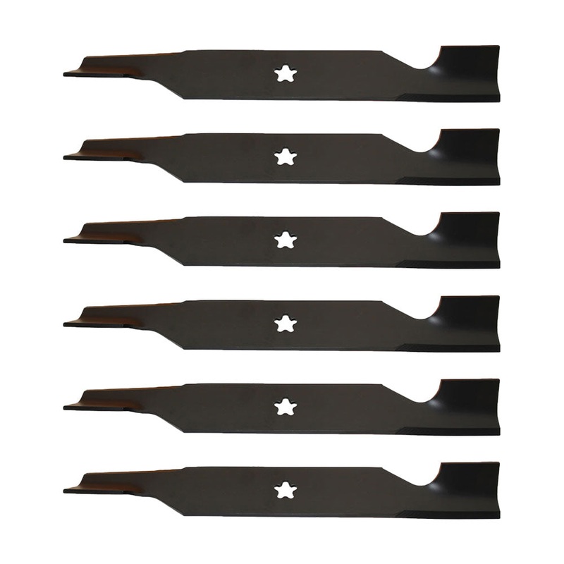 6 Replacement AYP Mower Blades High Lift 54" Cut 187256 532-187256 532187256