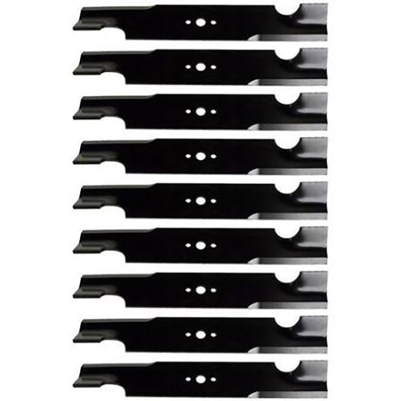 Set of 9 New Heavy Duty Lawn Mower Blade Fits Exmark Requires 2 for 32" Deck