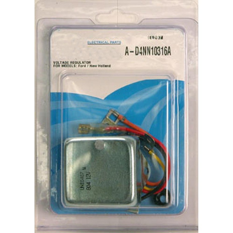 Voltage Regulator - 12 Volt Fits Ford 2600 3600 5600 5610 6600 6610 D4NN10316A