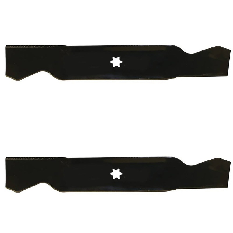 (2pk) 1024 Rotary Lawn Mower Blades Compatible With MTD 742-0610 38" D 4