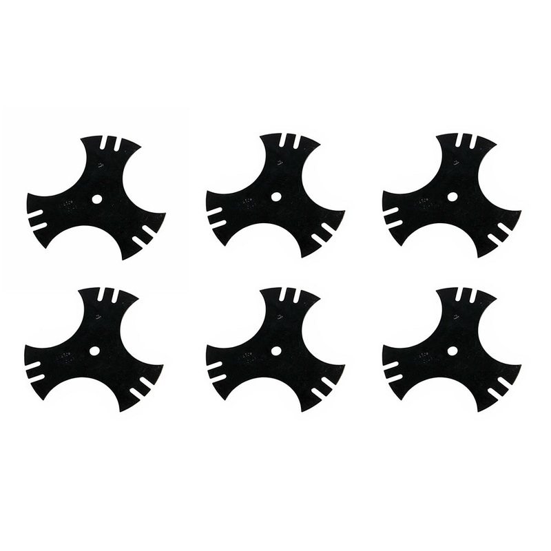 Set of (6) 9" Edger Blade 781-0748-0637 Fits Troy-Bilt TEB515