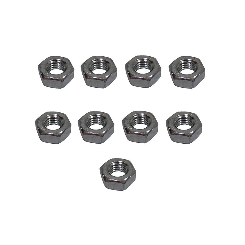 Qty 9: M10-1.5 Hex Nut  Fits Caterpillar Replaces 2Y-5829