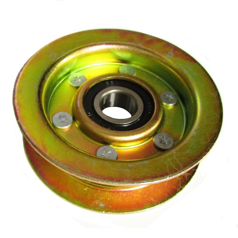 (2) Flat Idler Pulley 3-5/8" OD 11/16" ID Fits John Deere GY20067 GY22172