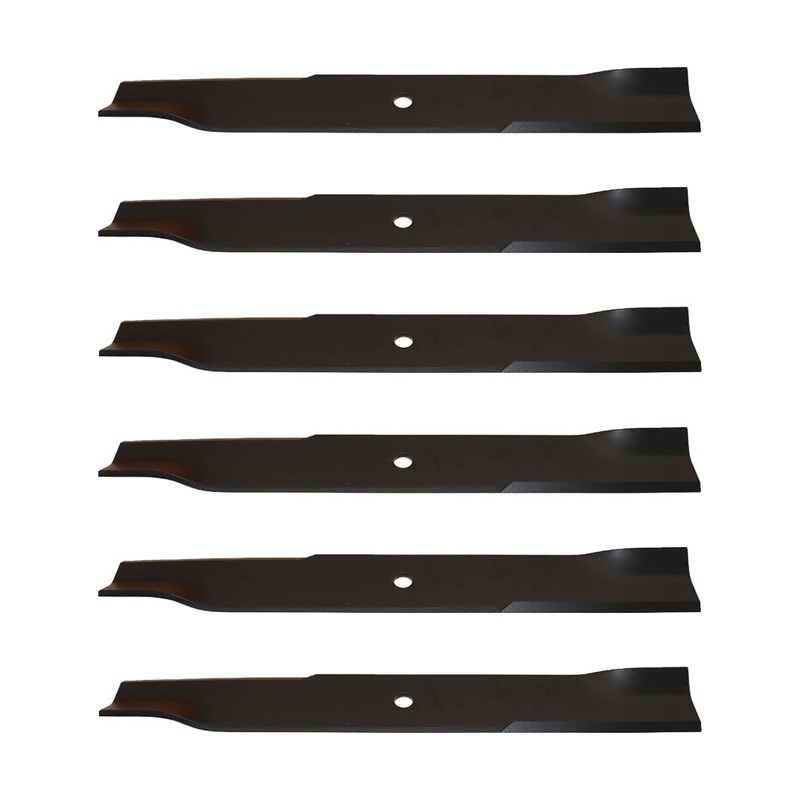 Set of (6) XHT Lawn Mower Blades 20-1/2" x 2-1/2" fits Various Mower Models