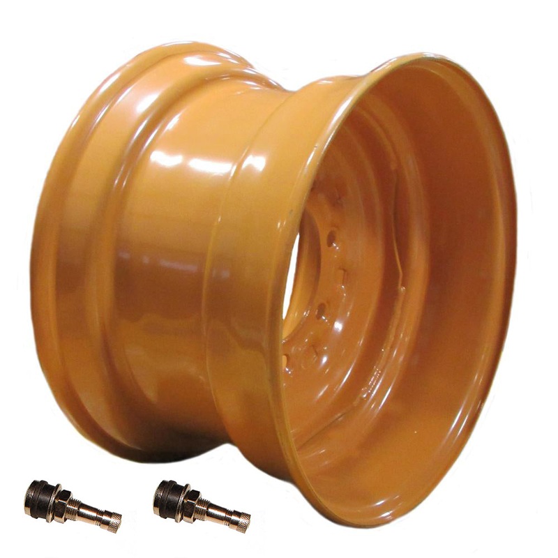 9.75x16.5 Skid Steer Wheel Rim Fits Case Tire Size 12x16.5 Loader Lug Nut