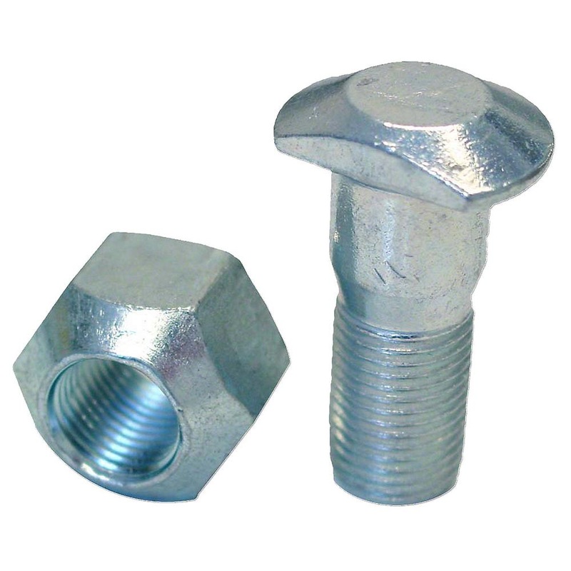 Front Wheel Stud & Nut Assembly Fits Ford/New Holland Replaces 81815739