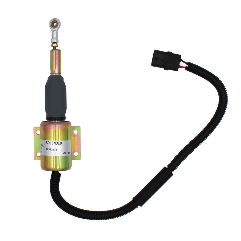 RE516083 Fuel Shutoff Solenoid 200LC 230LC 270LC 160LC 120 230LCR Excavator