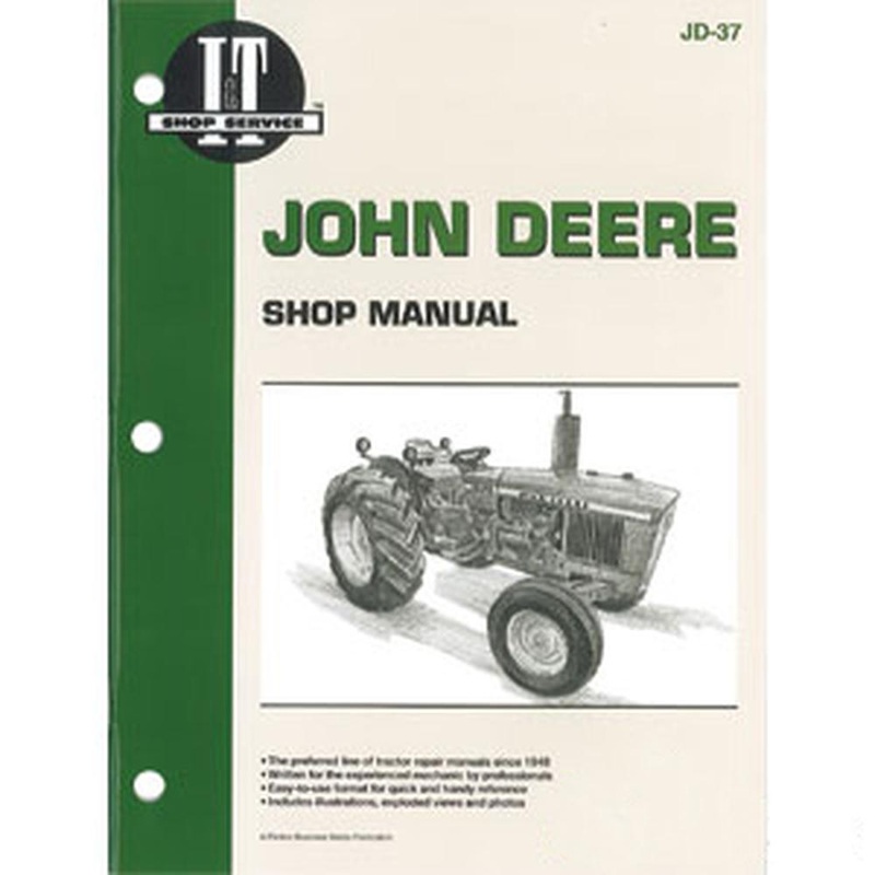 Shop Manual - Fits John Deere - ITJD37 - Replaces 848-1337, JD-37, JD37, SMJD37