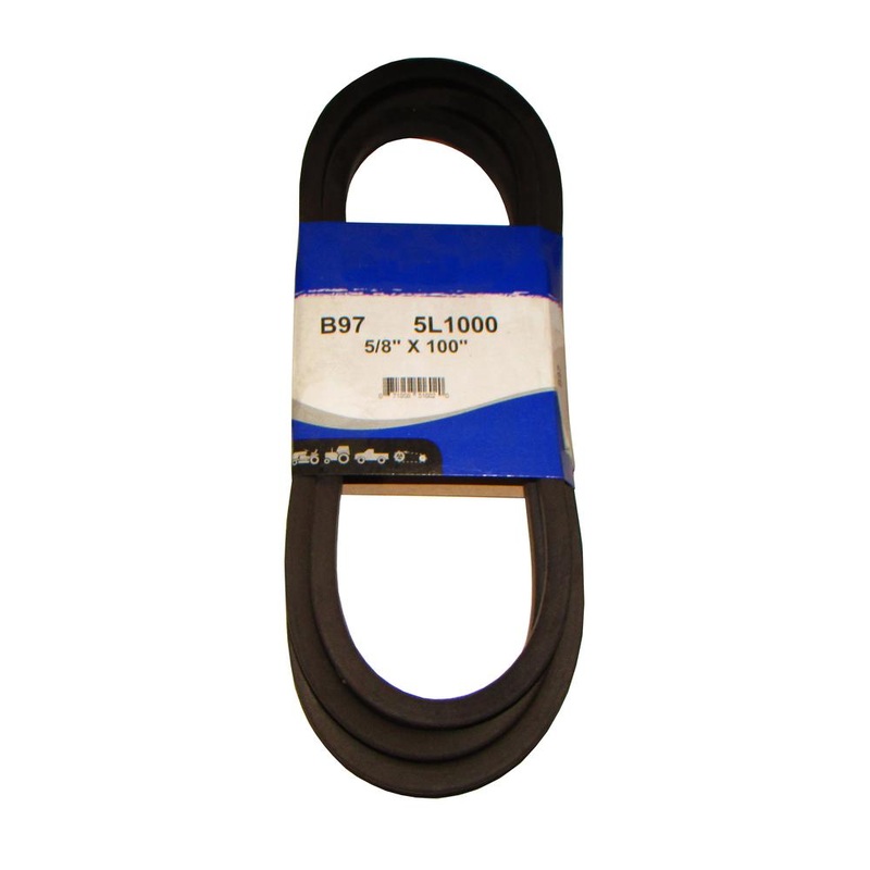 5/8" x 100" B Section Polyester Cord 1 Rib Classical V-Belt A-5L1000 A-56242