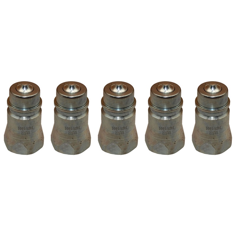5 of Pioneer Hydraulic Male Tip 1/2" Body x 1/2" Female NPT x Poppet Type Nipple