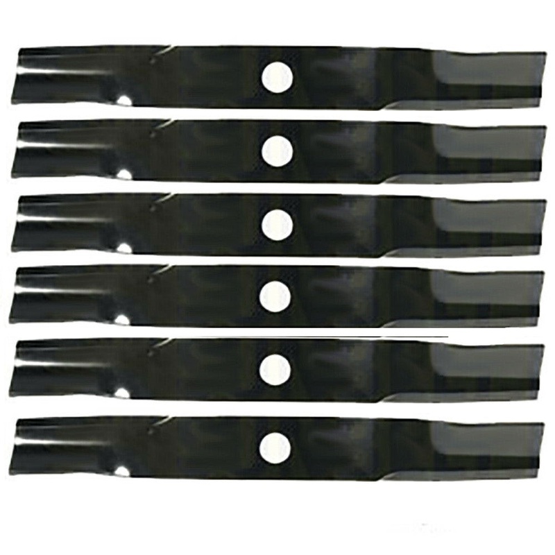 6 New XHT Heavy Duty Blades 54" Decks Fits Kubota K5619-34350 K535199040 RCK54GR