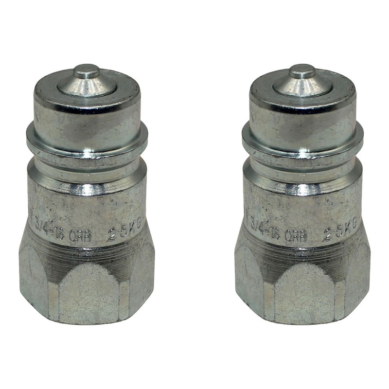2 of Hydraulic Male Tip Poppet Style 3/4"-16 ORB x 1" Hex Shoulder DR10008