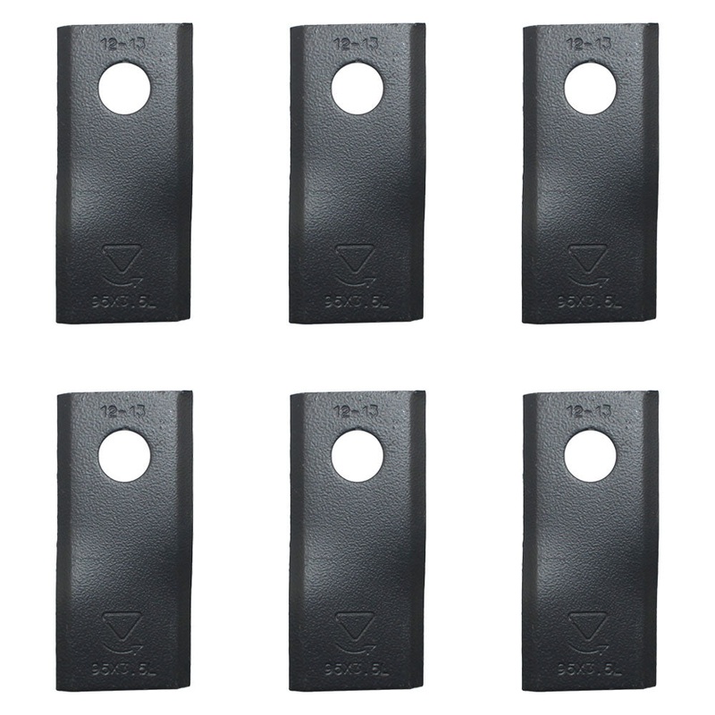 613728 Qty. 6: Left Hand Disc Mower Blade  Fits GEHL