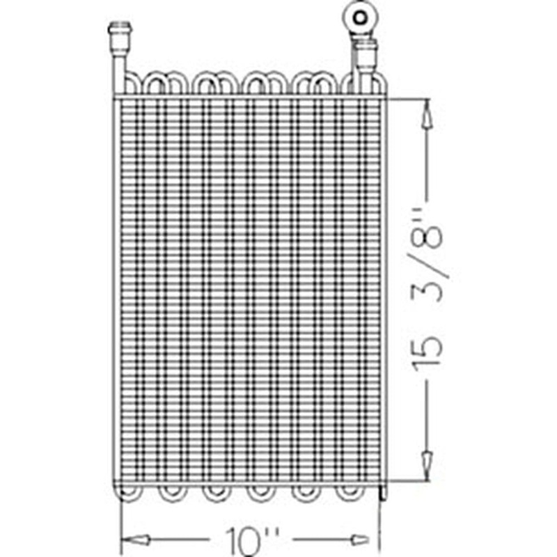 AMRE57574 Re57574 - Evaporator/Heat Exchanger Fits John Deere Tractor