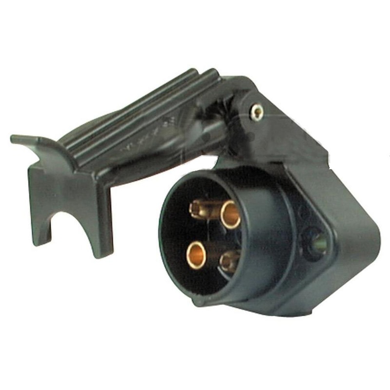 S.56469 4-Pin Auxiliary Female Socket (Plastic) - Fits Steyr 4100, 4110, 4115 +