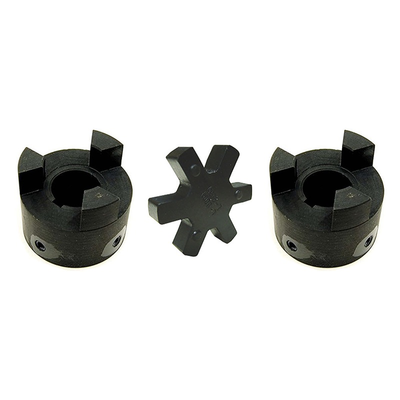 L095 ( 1/2" to 5/8" ) L-Jaw Coupling Set & Rubber Spider Coupler LO95
