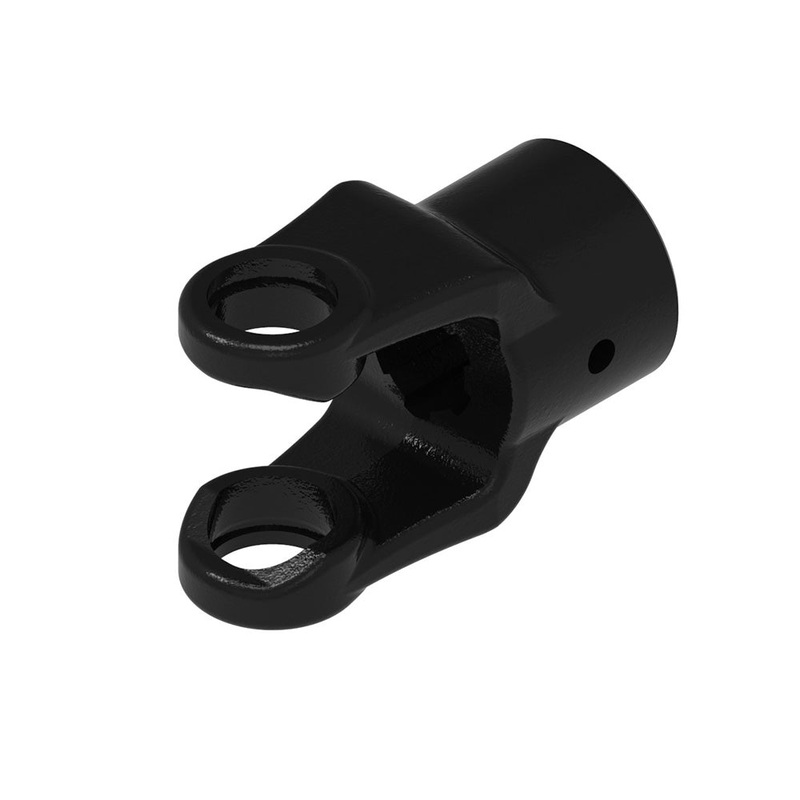 Weasler 1-1/4" 6 Spline Bore 21/64" Pin Hole Implement Yoke 14N Series 801-1420