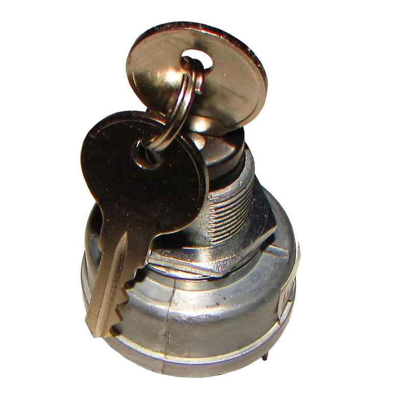 Starter with Keys Fits John Deere 30', 38', 48' Deck 1600, 1600 Turbo, 1800