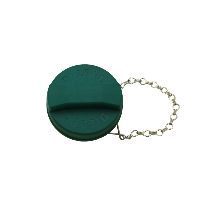 Fuel Tank Cap - Plastic w/ Chain Fits John Deere Replaces AL213202