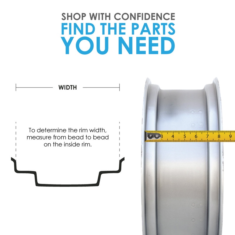 A-98A1465-AI  Rim, Front Wheel 6" x 14"