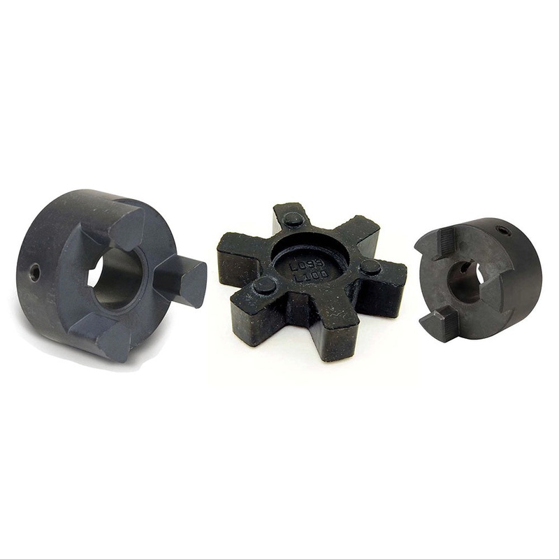 L100 L-Jaw Coupler Set Includes 1" & 5/8" Couplers & Rubber Insert