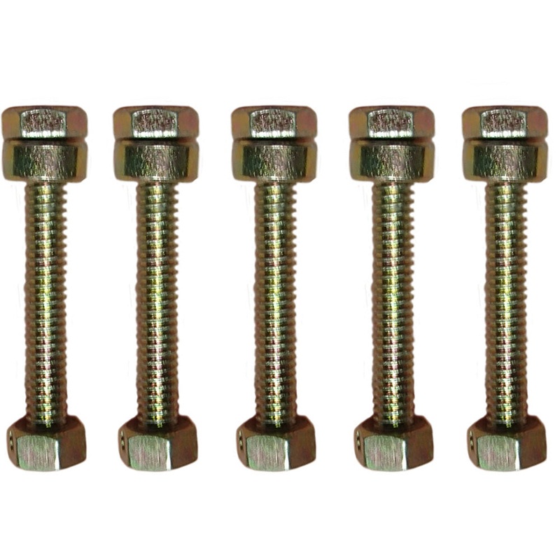 5 Pack Snowblower Shear Pins Nuts Fits Murray 1501216 1501216MA 9524MA 3943MA