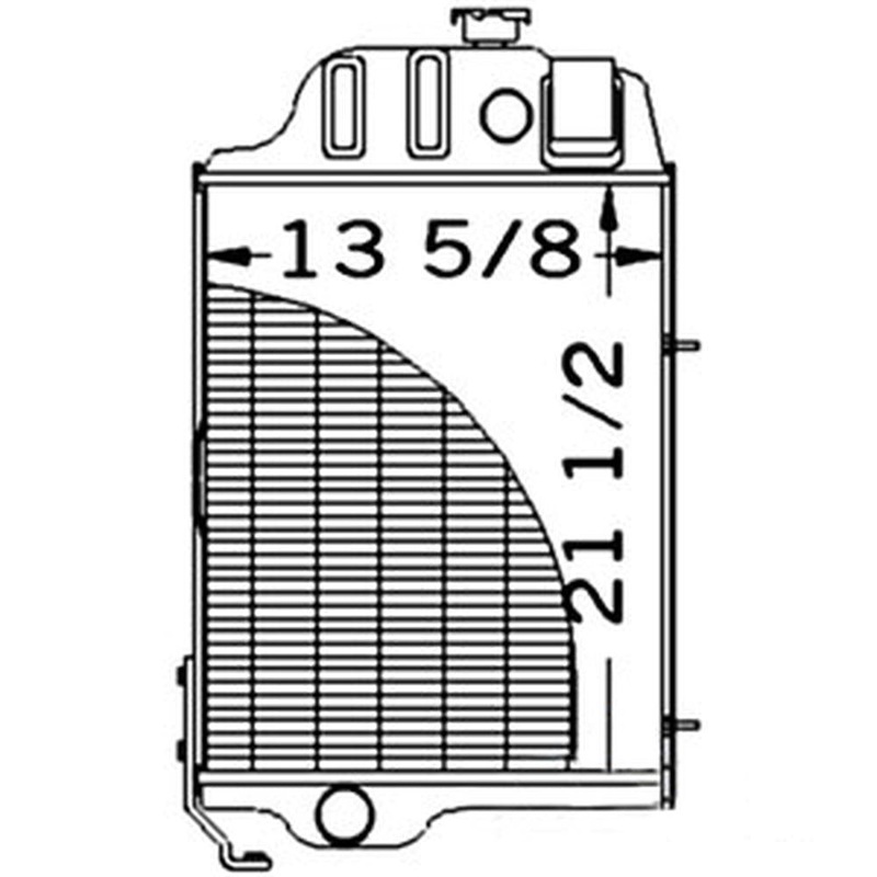 AR48171 Radiator Fits John Deere 410 All Models