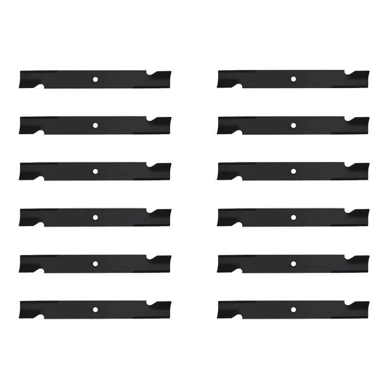 Qty 12: Notched High-Lift Mower Blade Fits Ariens Replaces 08899100