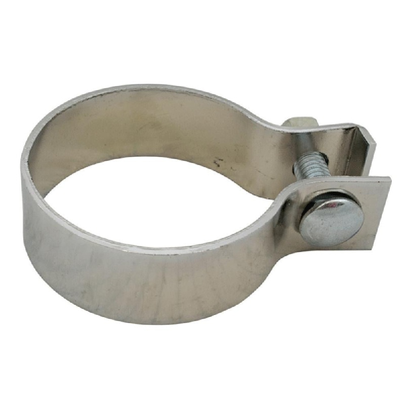 Chrome Muffler Clamp Fits Cockshutt Replaces MUM80-0051