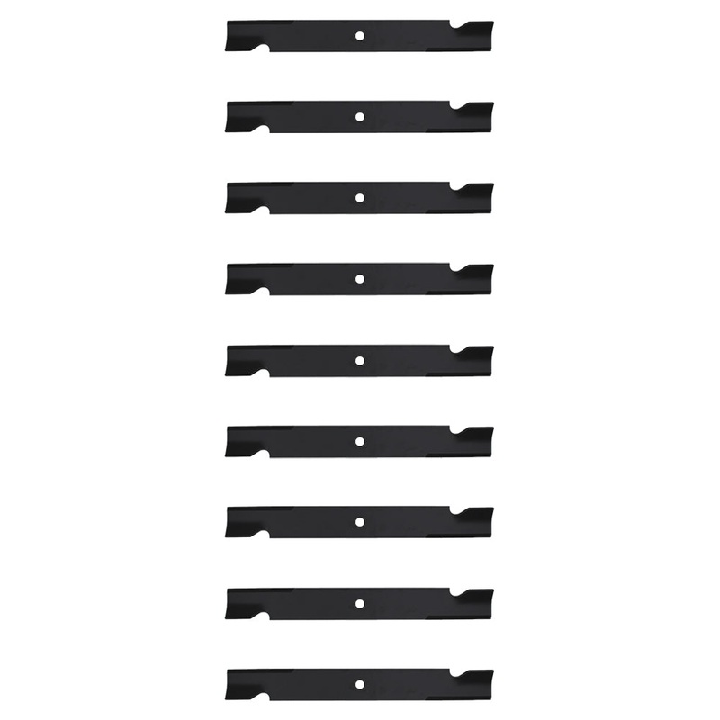 Qty 9: Notched High-Lift Mower Blade Fits Ariens Replaces 08899100