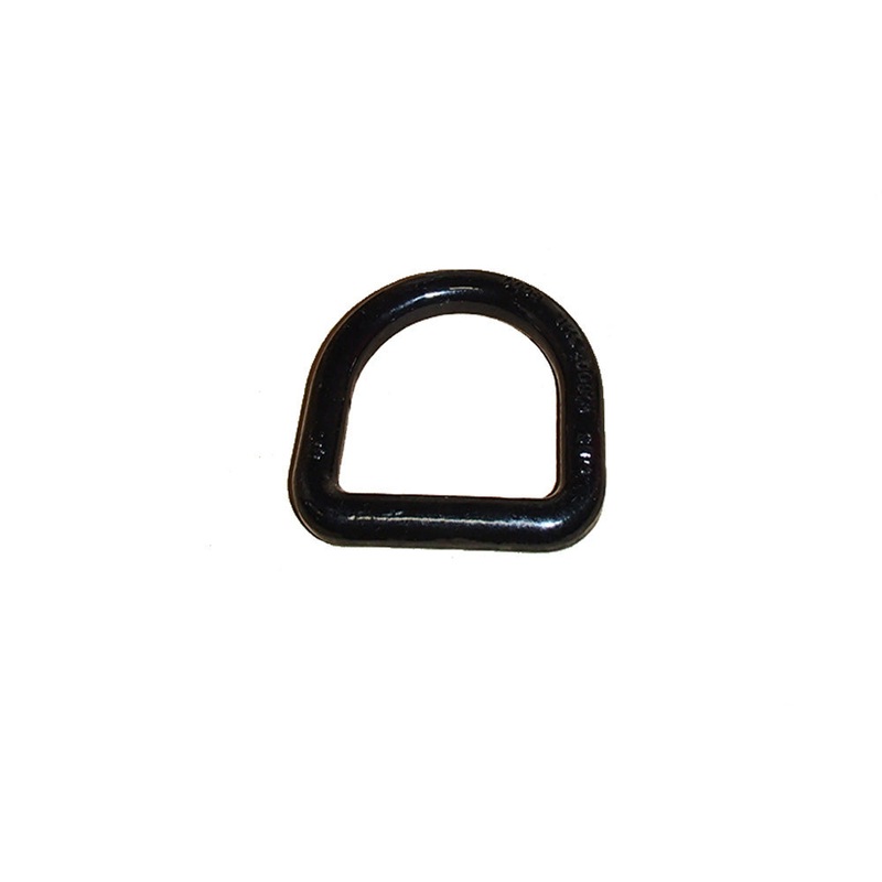 Qty 12: 5/8" Weld-On D-Ring (Black) Fits Universal Products Replaces SR15-BLK