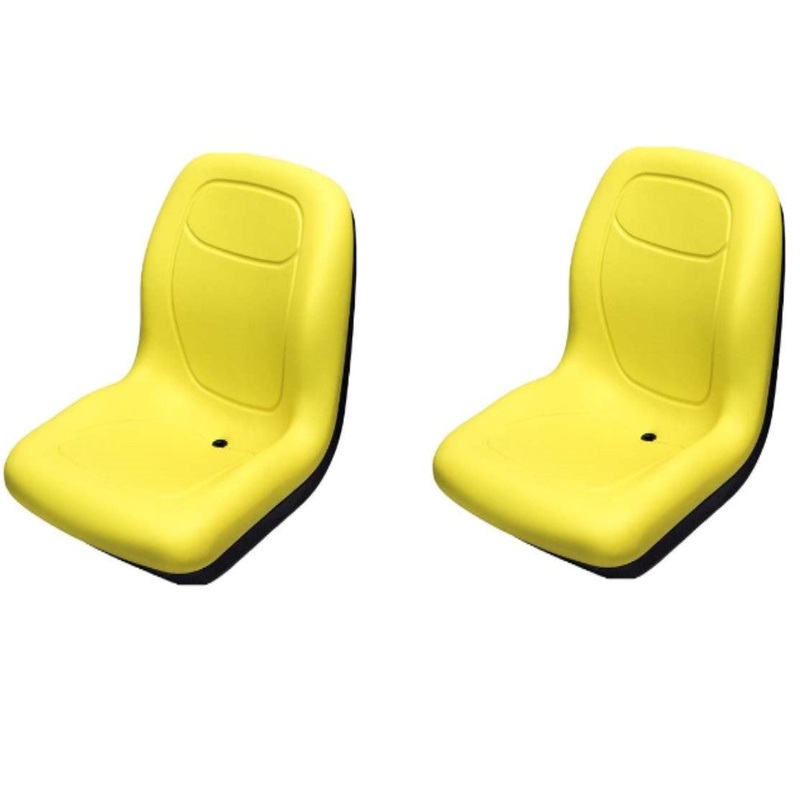 Qty. 2: Uni Pro Bucket Seat (Yellow)  Fits John Deere Replaces AM100163