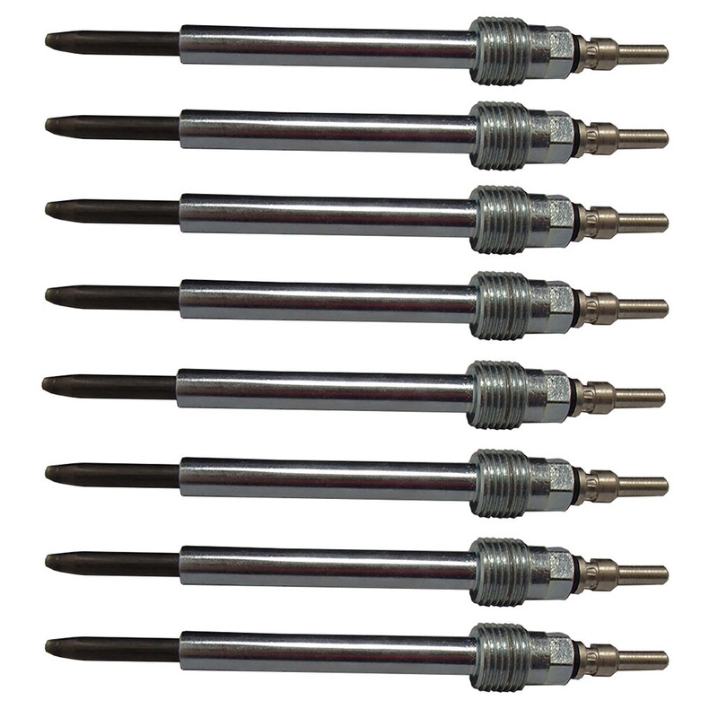 Qty 8: Glow Plug Fits Ford/New Holland Replaces DRX00541