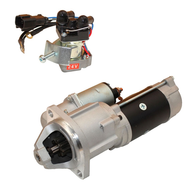 Starter Motor Fits JCB Replaces 714/35900