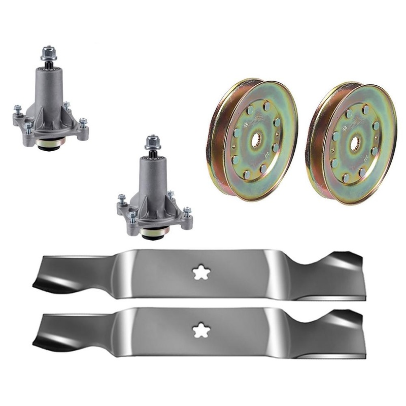 000000532187256 Spindle Assembly, Blade, and Pulley Kit Fits Husqvarna